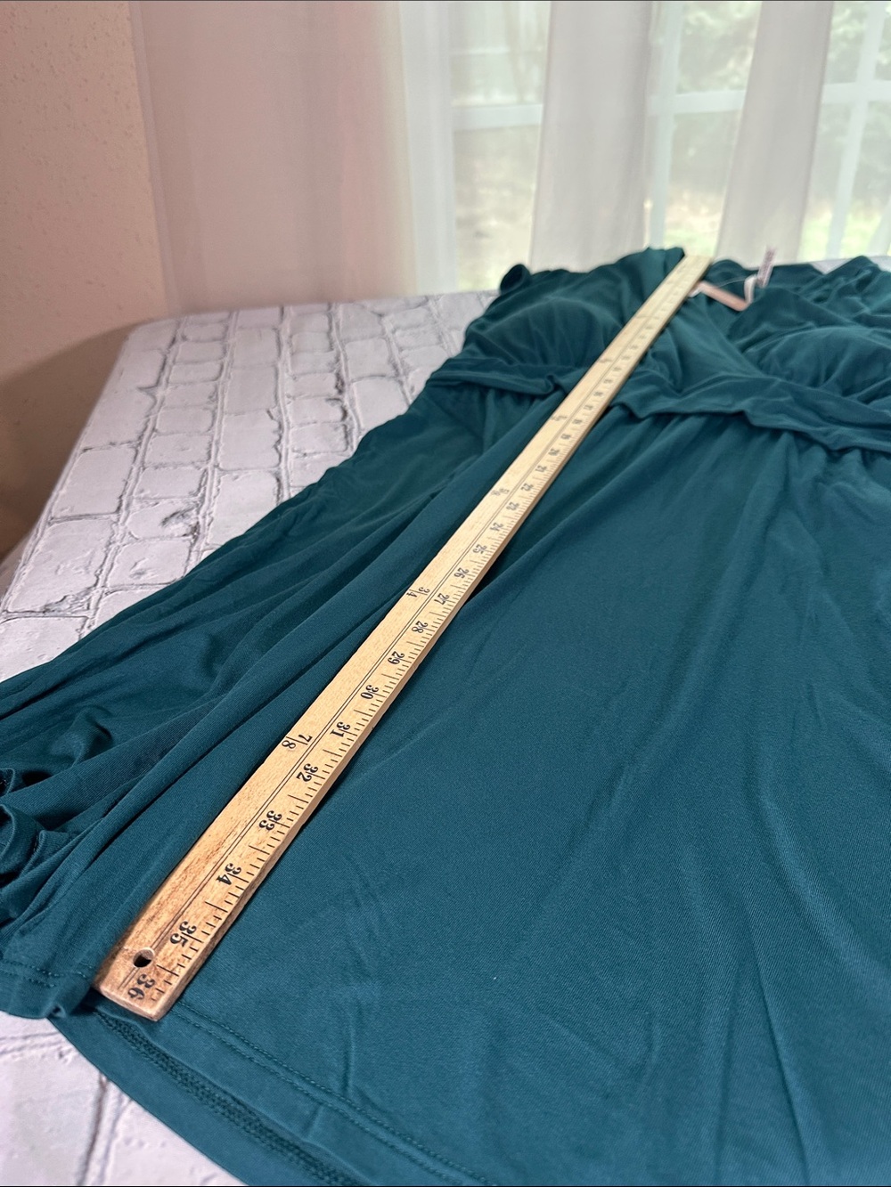 Soma Serenity Short Bra Dress Deep Teal Women’s size XXL NEW Built in Bra - Picture 13 of 13